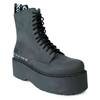 Altercore - Auren Nubuck Vegan Bottes de plateforme - Noir Product image